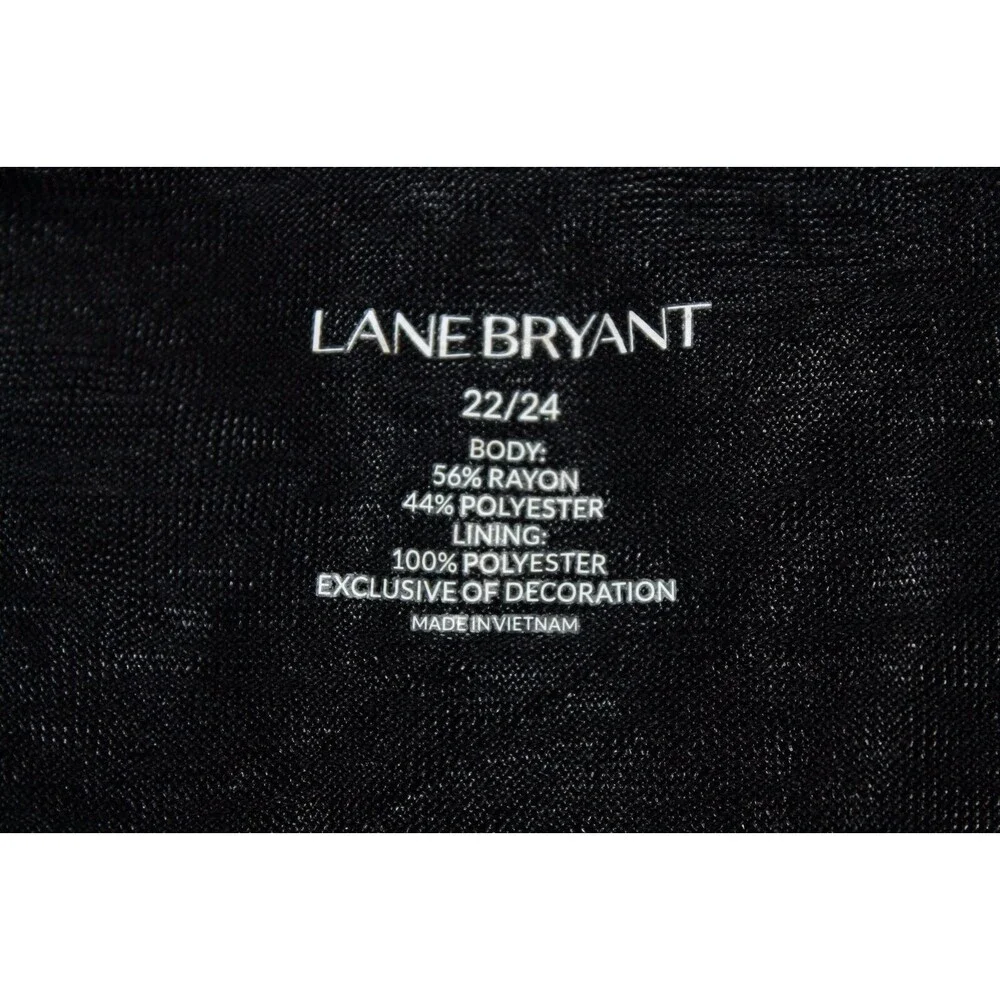 ✨2/$20 NWT Lane Bryant Sleeveless Embellished Rhinestone Top Size 22/24 HW452 - Picture 11 of 16